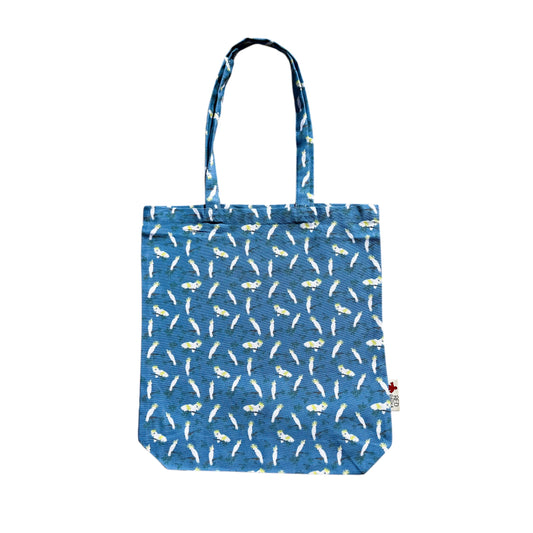 Sulphur-crested Cockatoo Pattern Tote Bag