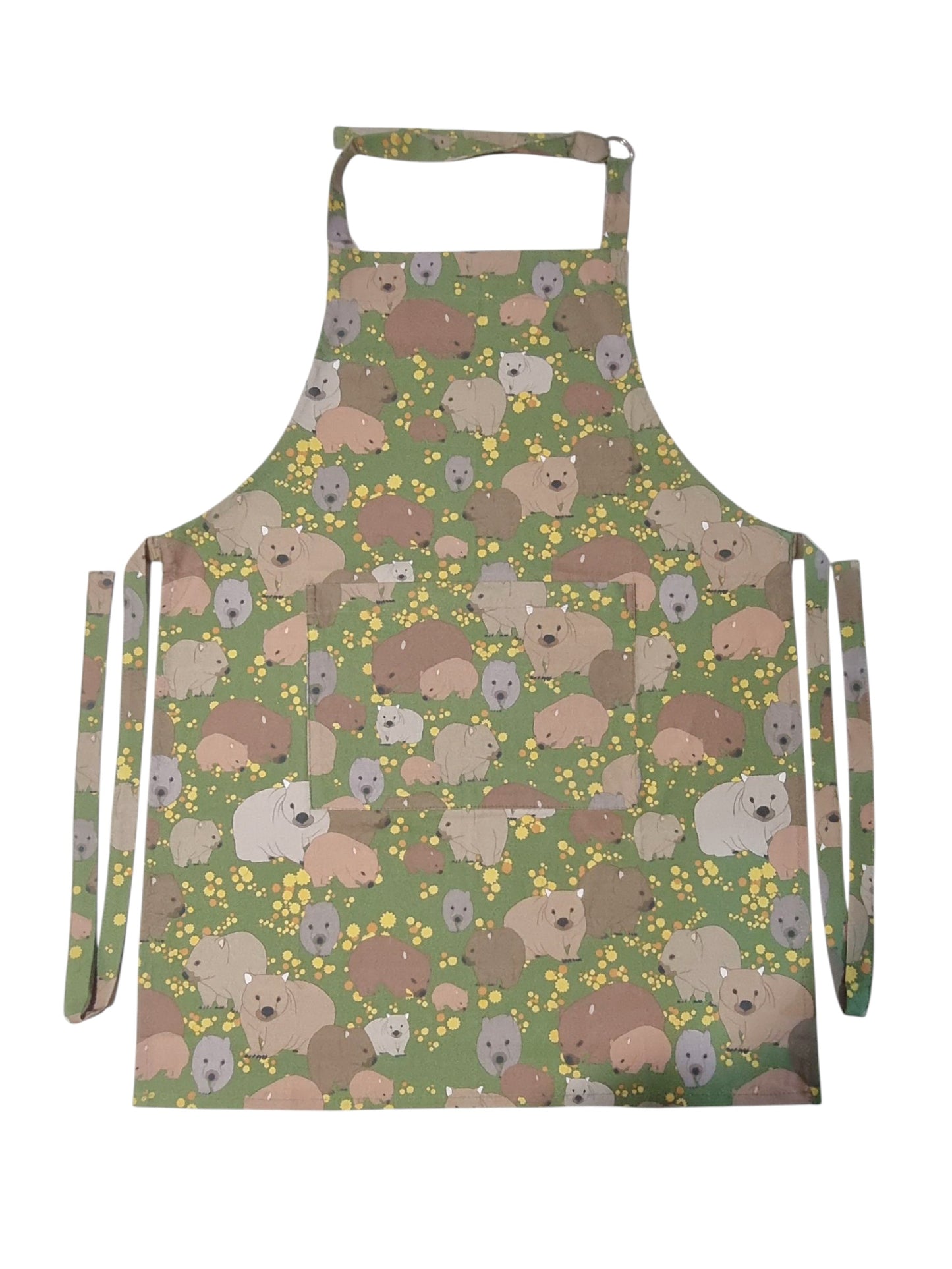 Wombat & Wattle Pattern Apron