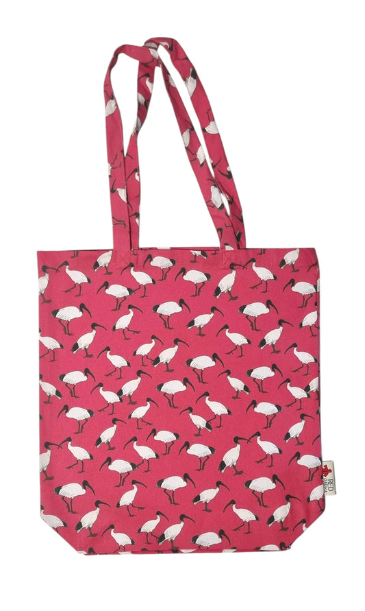Australian Ibis Pattern Tote Bag