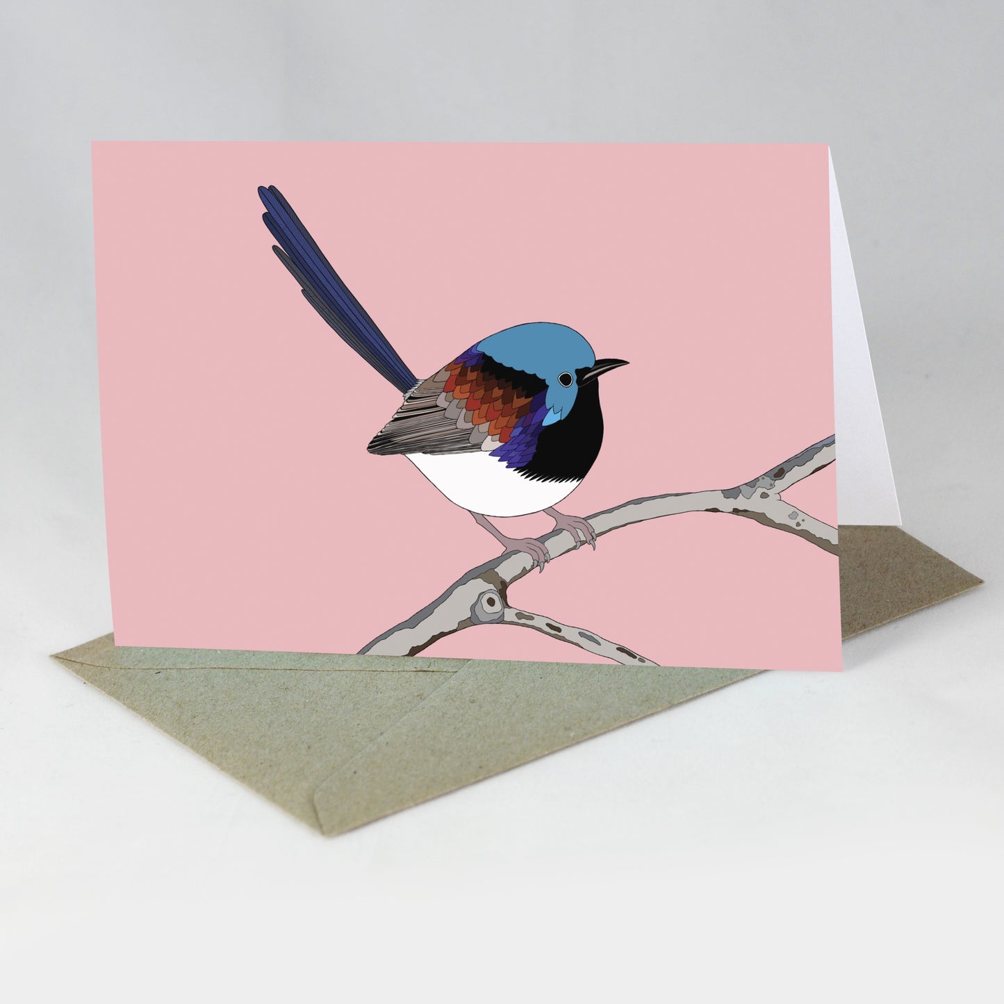 Australian Animal Card - Variegated Fairy Wren