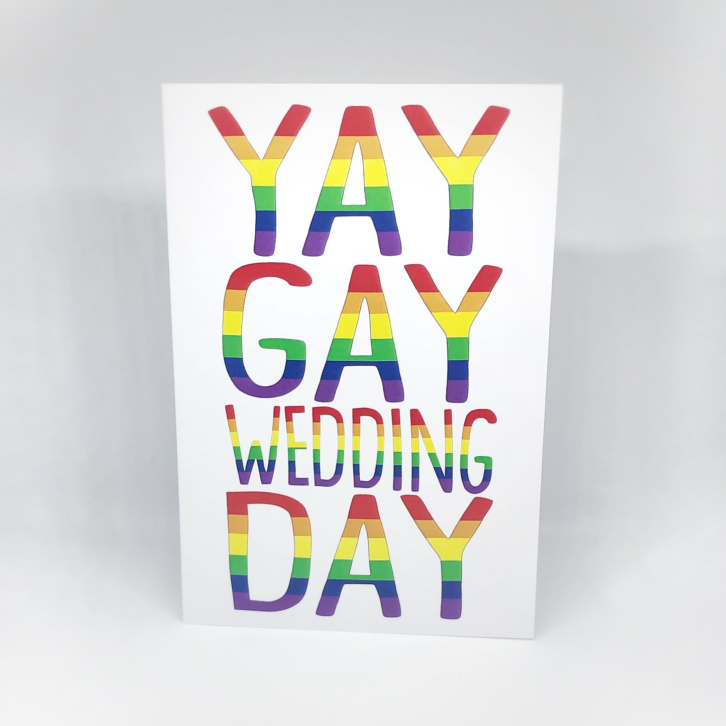 Yay Gay Wedding Day Card