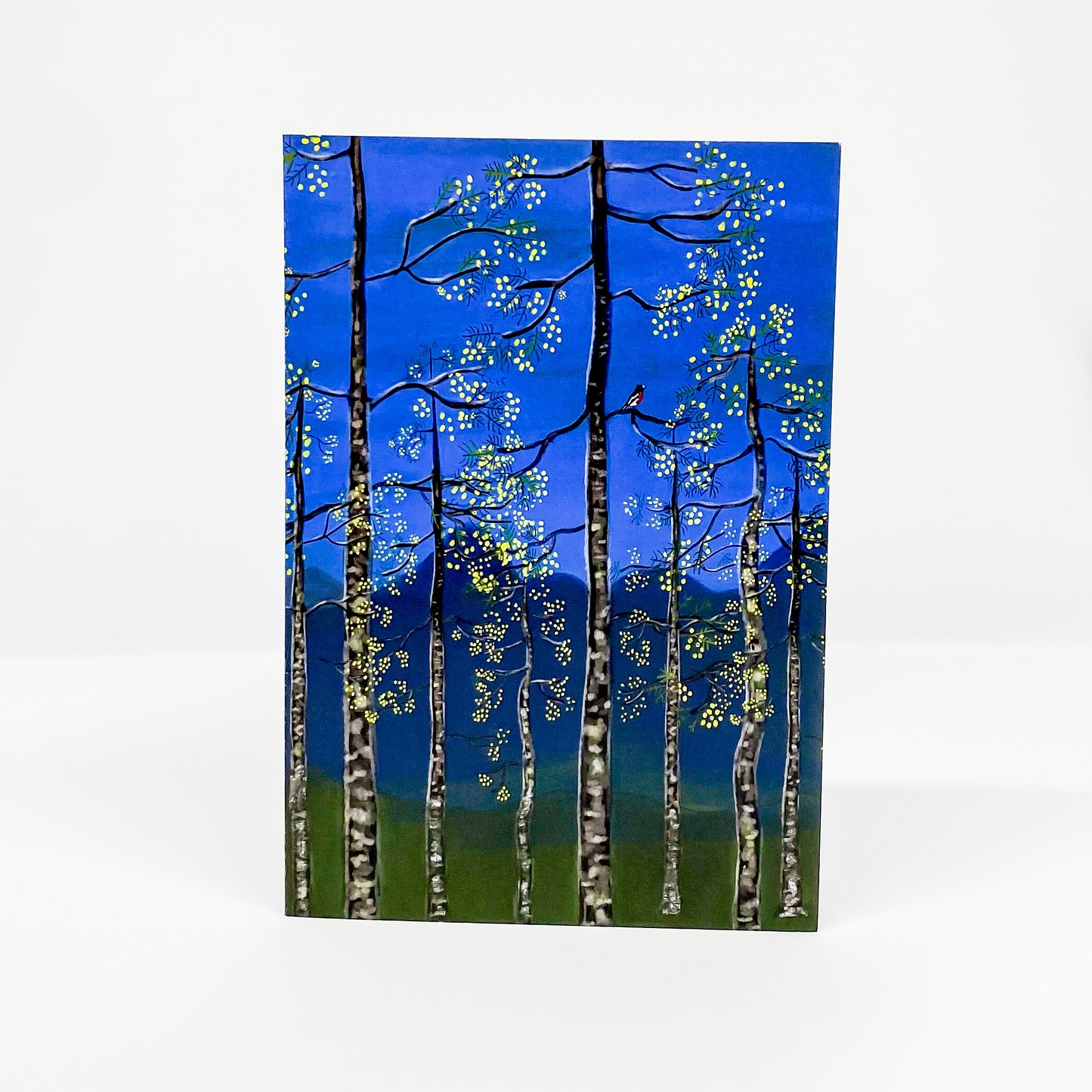 Blue Tier Wattle Card