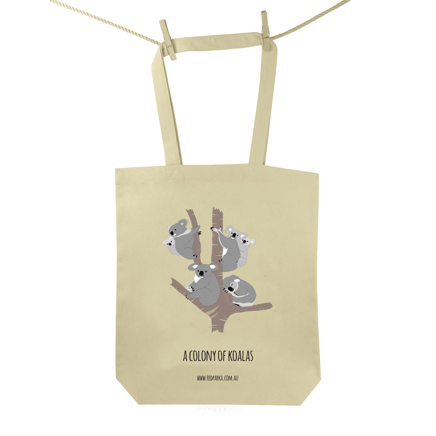 Colony of Koalas Tote Bag