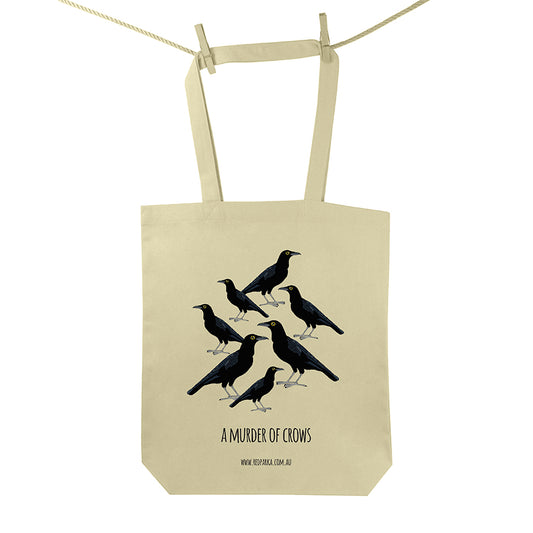 Murder of Crows Tote Bag