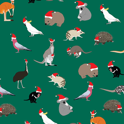 Nature Themed Wildlife Christmas Wrapping Paper Sheets