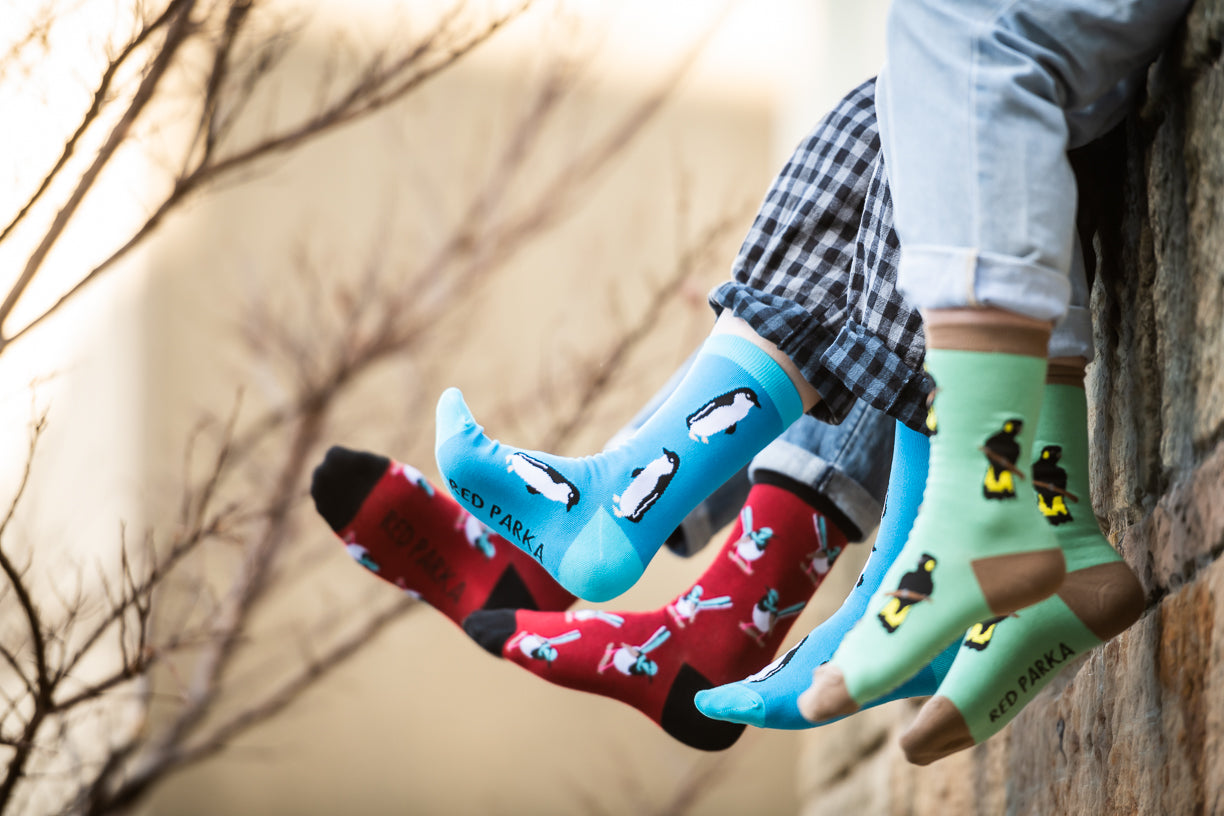 Red Parka Socks