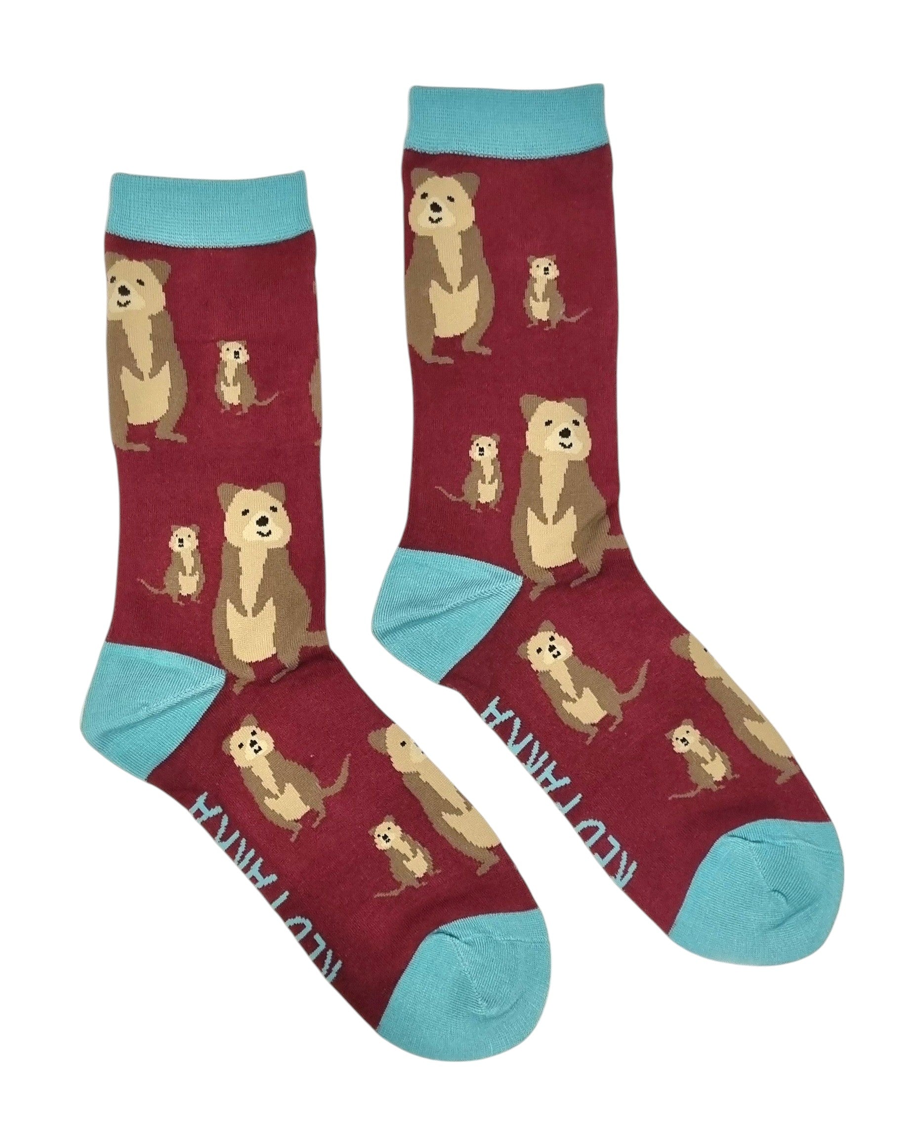 Quokka Socks Red Parka quokka-socks-red-parka
