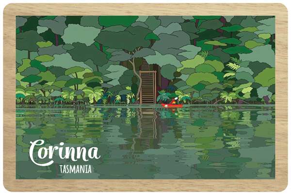 Corinna Wooden Magnet