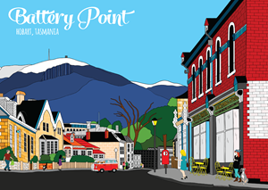 Battery Point Postcard
