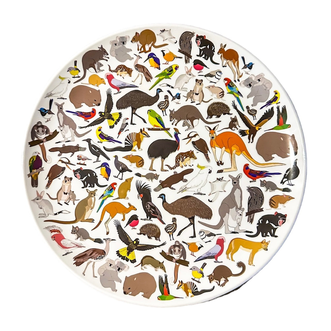 Australian Animals Plate – Red Parka