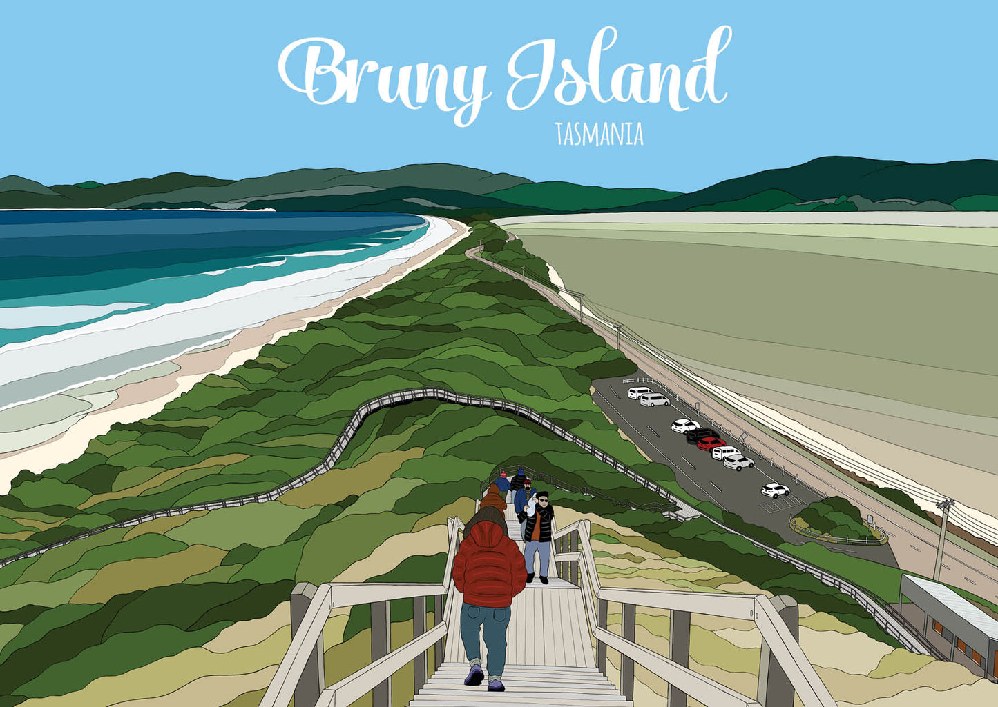 Bruny Island Postcard