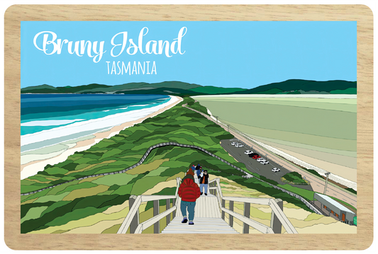 Bruny Island Wooden Magnet