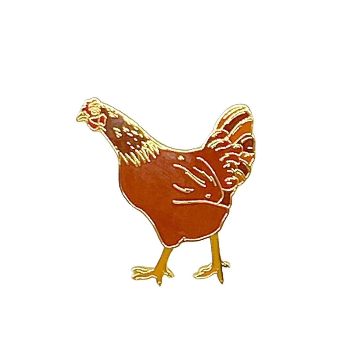 Red Chicken Pin
