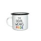Pride Tasmanian Devil Enamel Mug