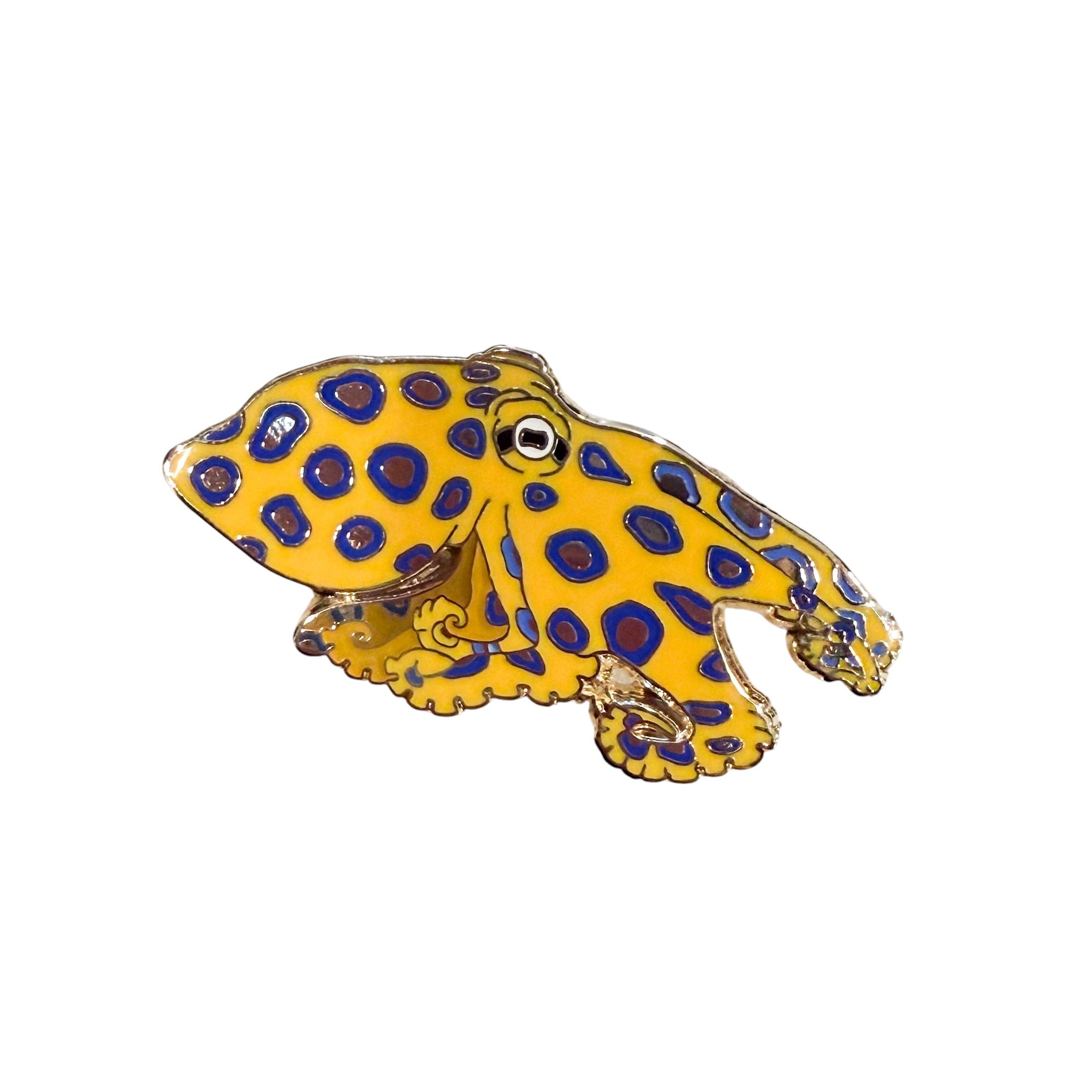Blue-ringed Octopus Pin – Red Parka