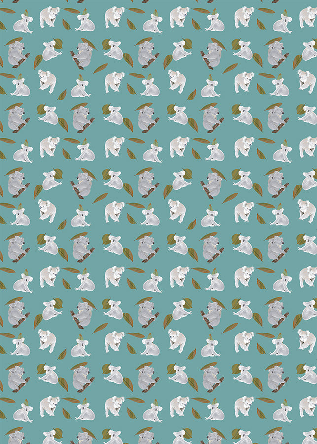 Koala Pattern Tea Towel