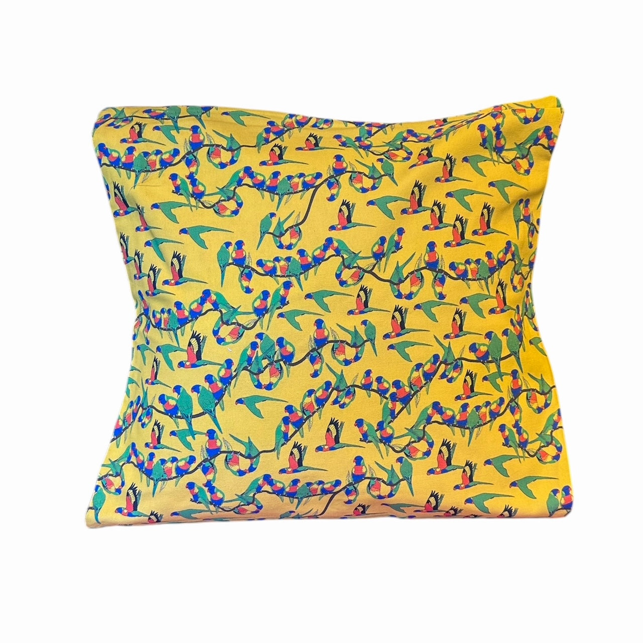 Lorikeet Recycled Cotton Cushion Cover