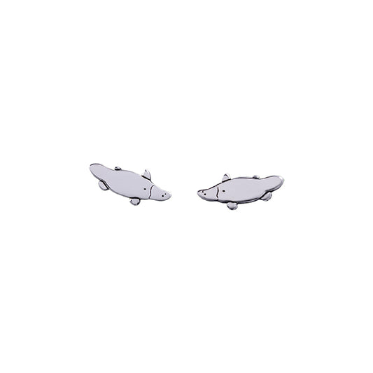 Platypus Recycled Silver Studs