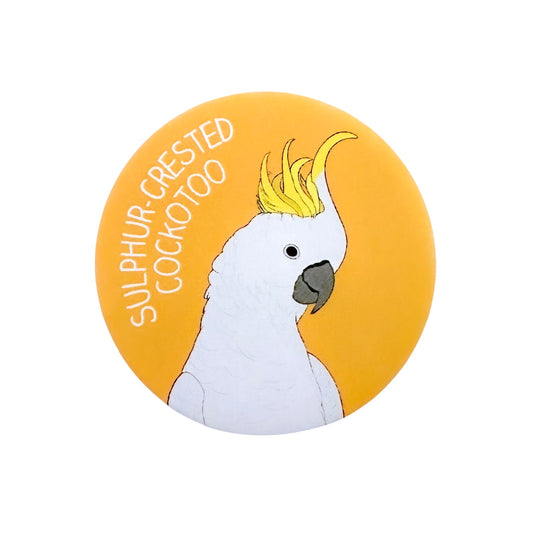 Sulphur Crested Cockatoo Bottle Opener Magnet