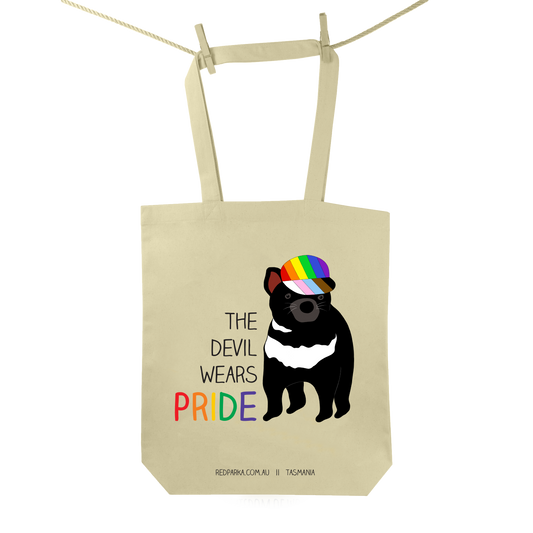 Devil Wears Pride Tote Bag