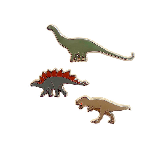 Dinosaur Trio Pin Set