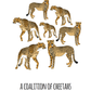 A Coalition of Cheetahs Art Print