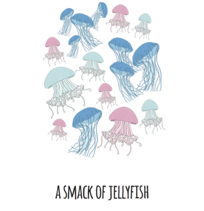 A Smack of Jellyfish Art Print