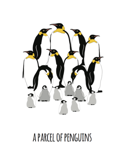 A Parcel of Penguins Art Print
