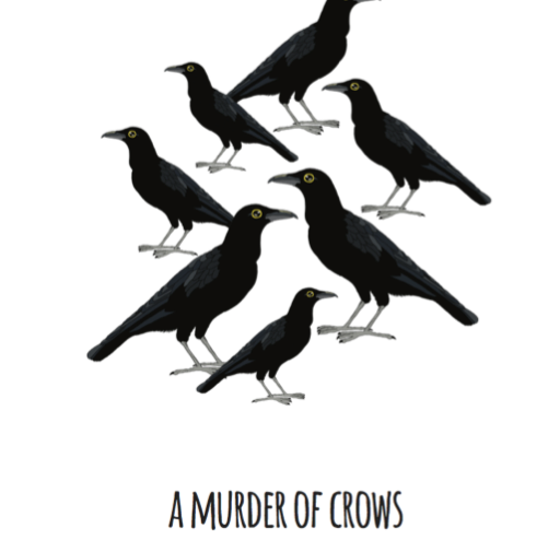 A Murder of Crows Art Print