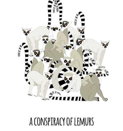 A Conspiracy of Lemurs Art Print