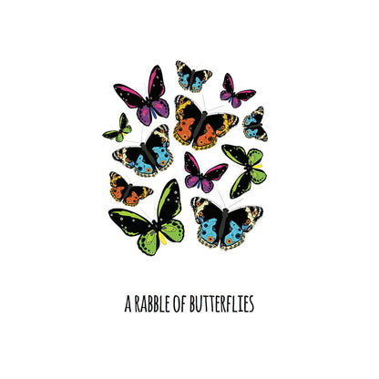 A Rabble of Butterflies Art Print