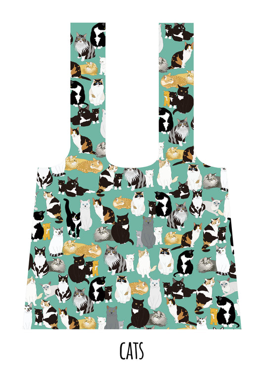 Cats RPET shopping bag