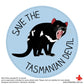 Save the Tasmanian Devil Sticker