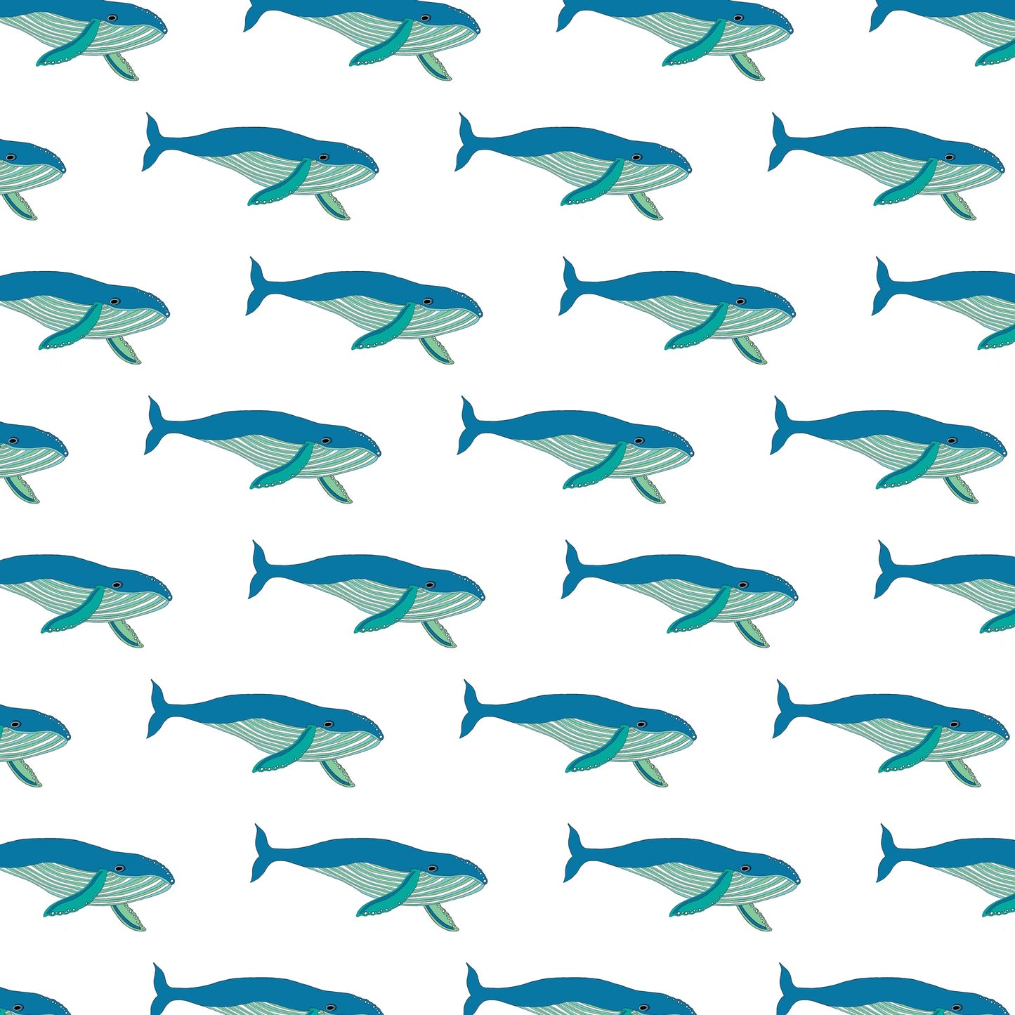 Cushion Cover - Blue Whale