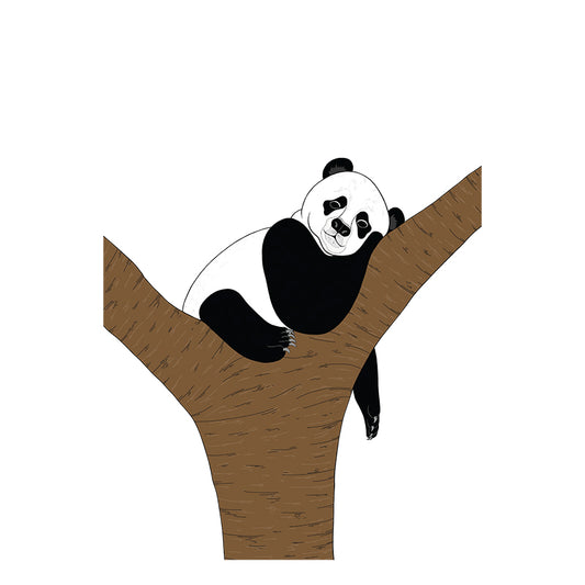 A-Z Giant Panda Art Print