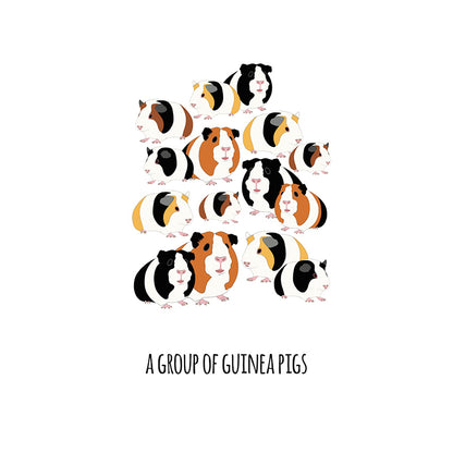 A Group of Guinea Pigs Art Print