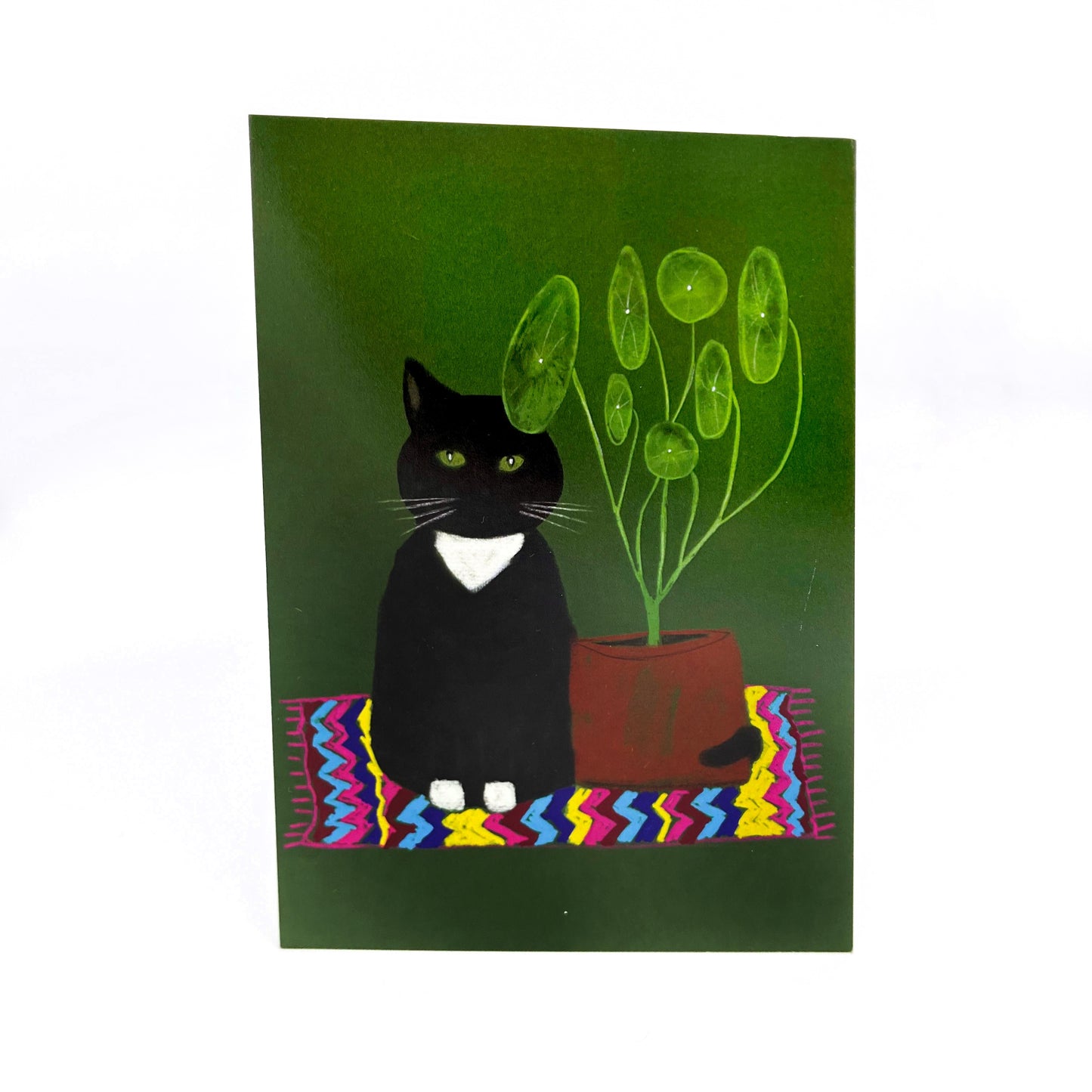 Busker and the Pilea Card