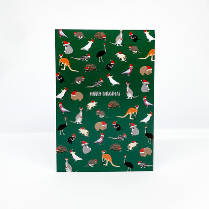 Aussie Animals Christmas  Card