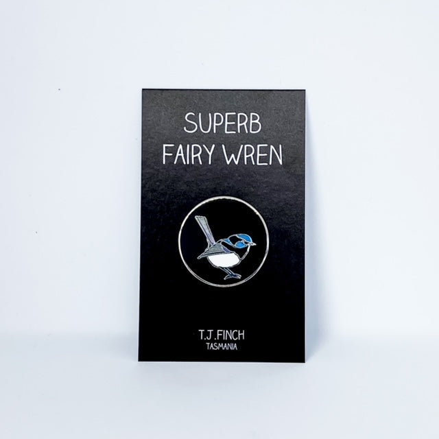 Superb Fairy Wren Pin