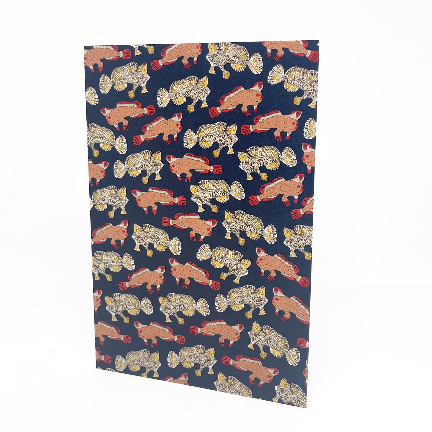 Red and Spotted Handfish Card