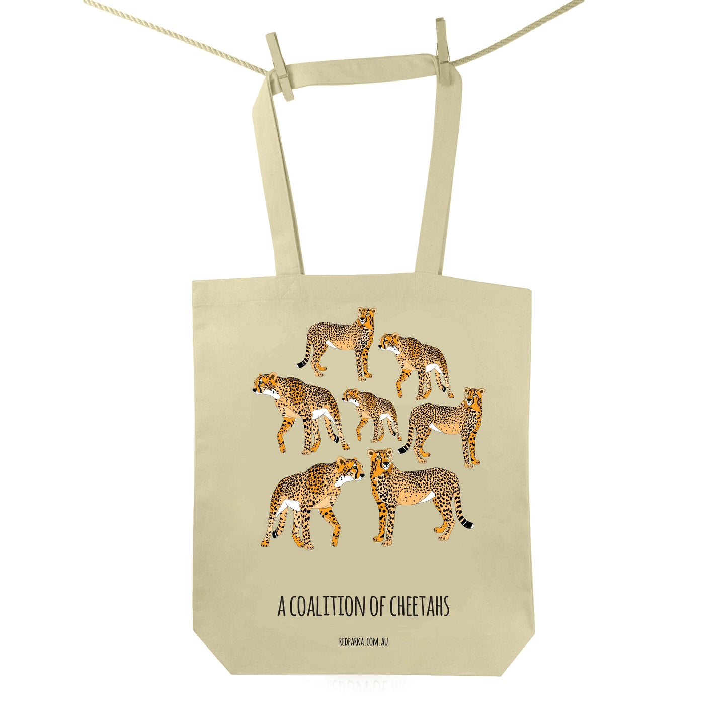 Coalition of Cheetahs Tote Bag