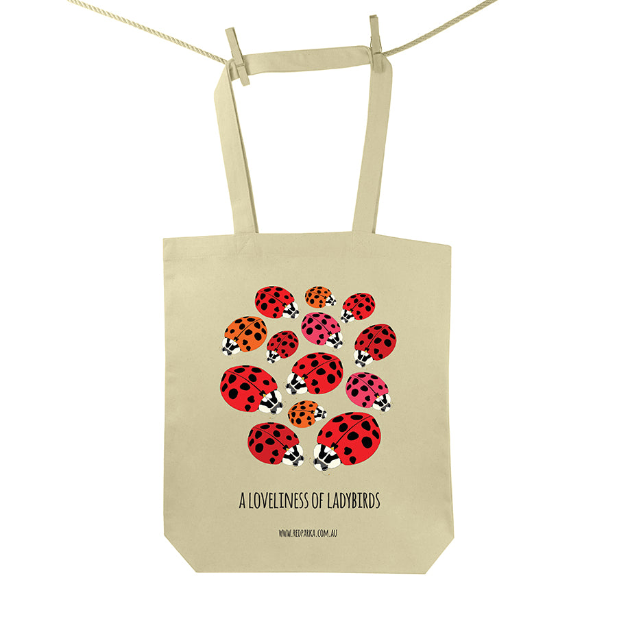 Loveliness of Ladybirds Tote Bag