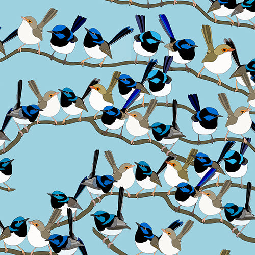 Fairy Wren Wrapping Paper