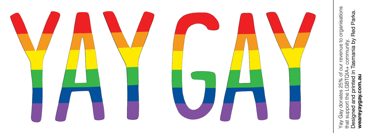 Yay Gay Sticker